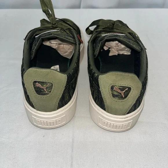 PUMA Basket Platform VR Olive Night Women’s size 10 - Picture 5 of 8